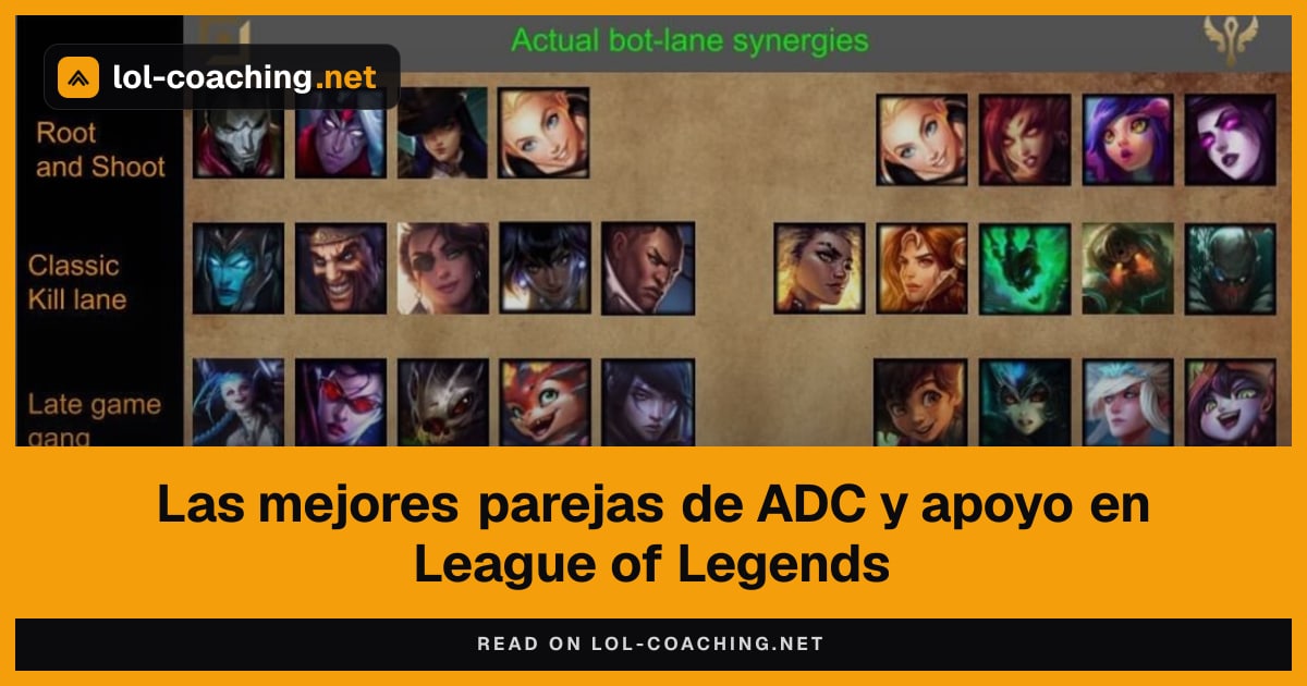 Las mejores parejas de ADC y apoyo en League of Legends
