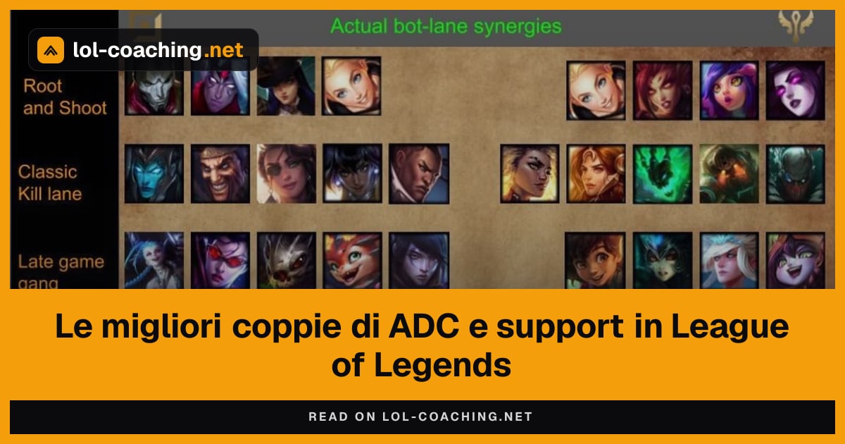Le migliori coppie di ADC e support in League of Legends