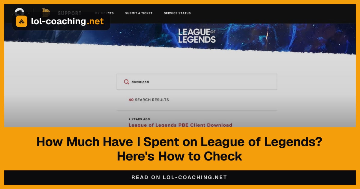 How Much Have I Spent on League of Legends? Here's How to Check