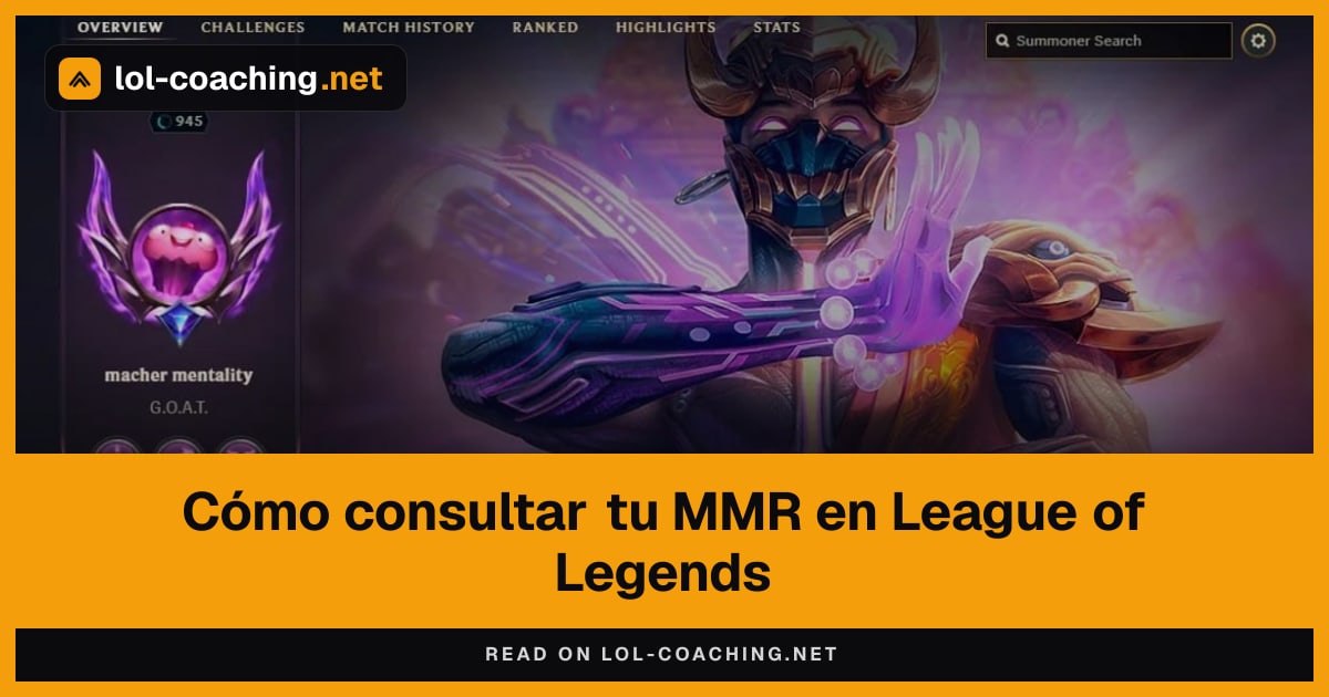 Cómo consultar tu MMR en League of Legends