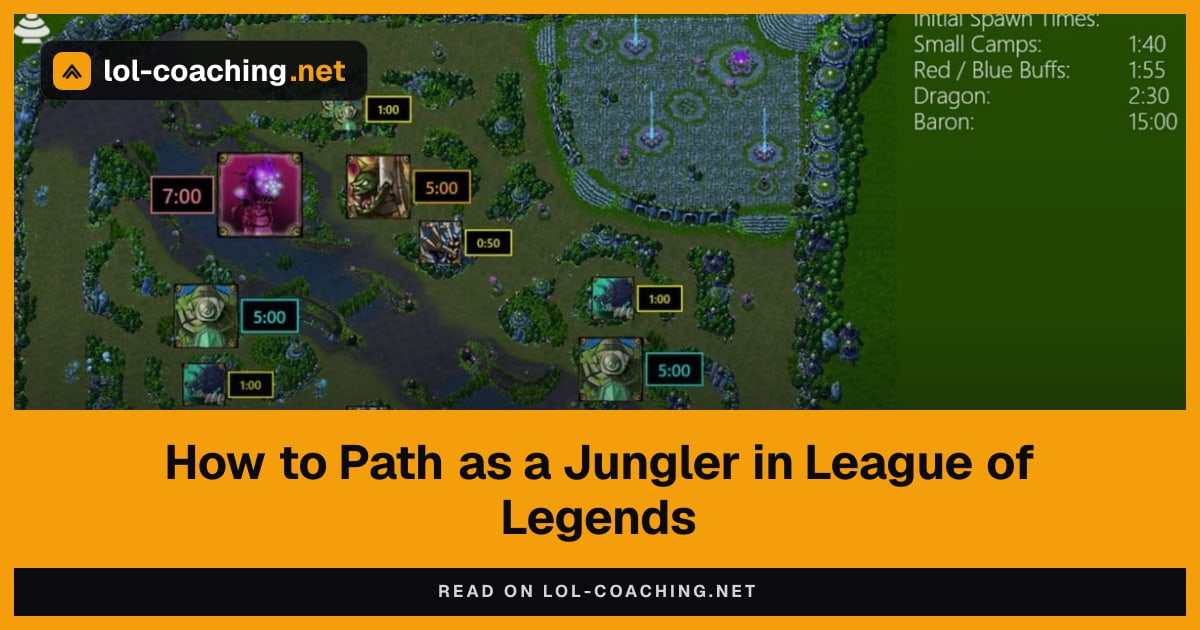 How to Path as a Jungler in League of Legends