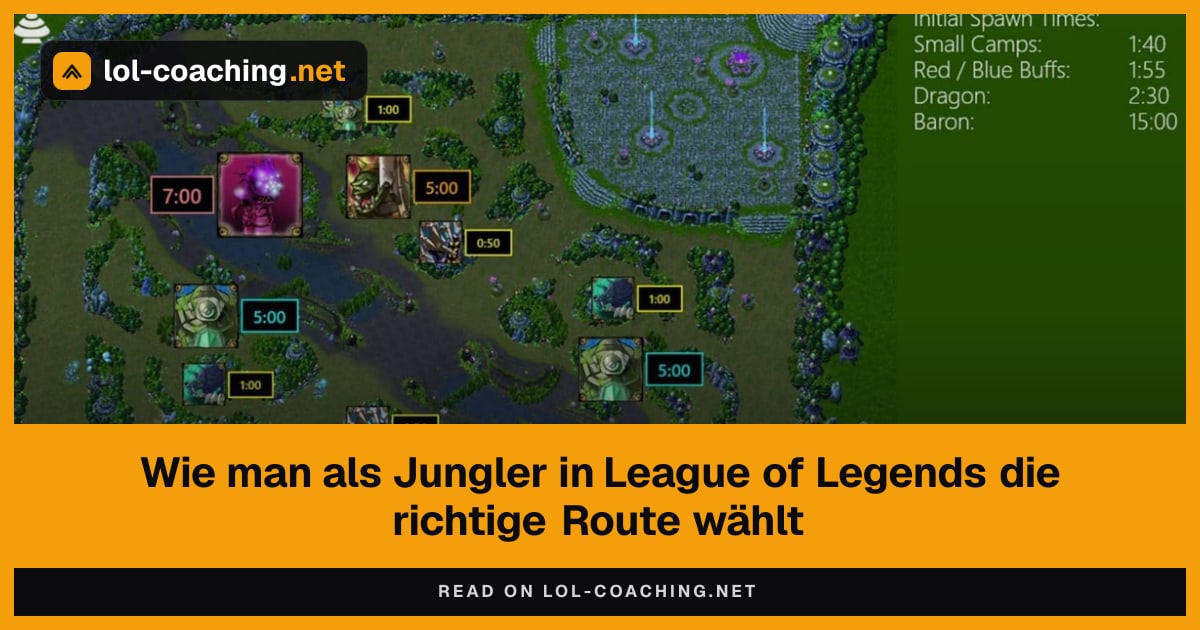 Wie man als Jungler in League of Legends die richtige Route wählt