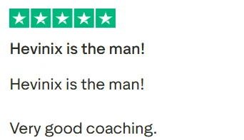 Student review screenshot