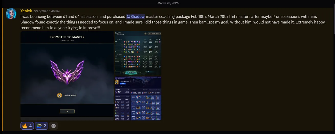 Student review screenshot