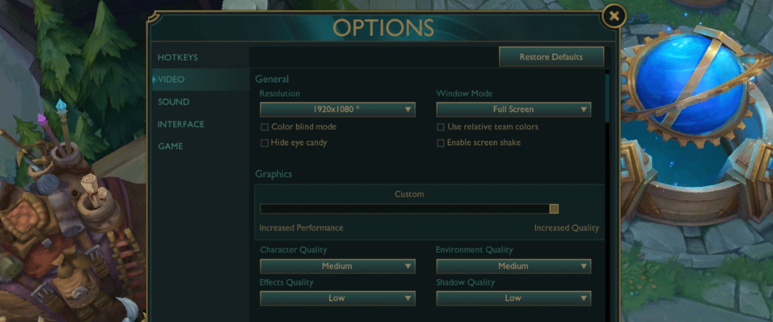 Best League of Legends Settings: Graphics, Hotkeys, Camera and HUD